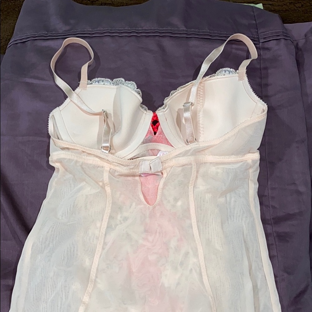 Victoria’s Secret Garter Corset Very Sexy Pink New - Picture 7 of 11